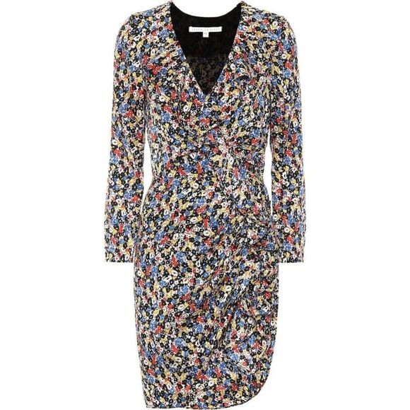 Veronica Beard Minna Silk Floral Dress in Size 4 - Picture 3 of 11